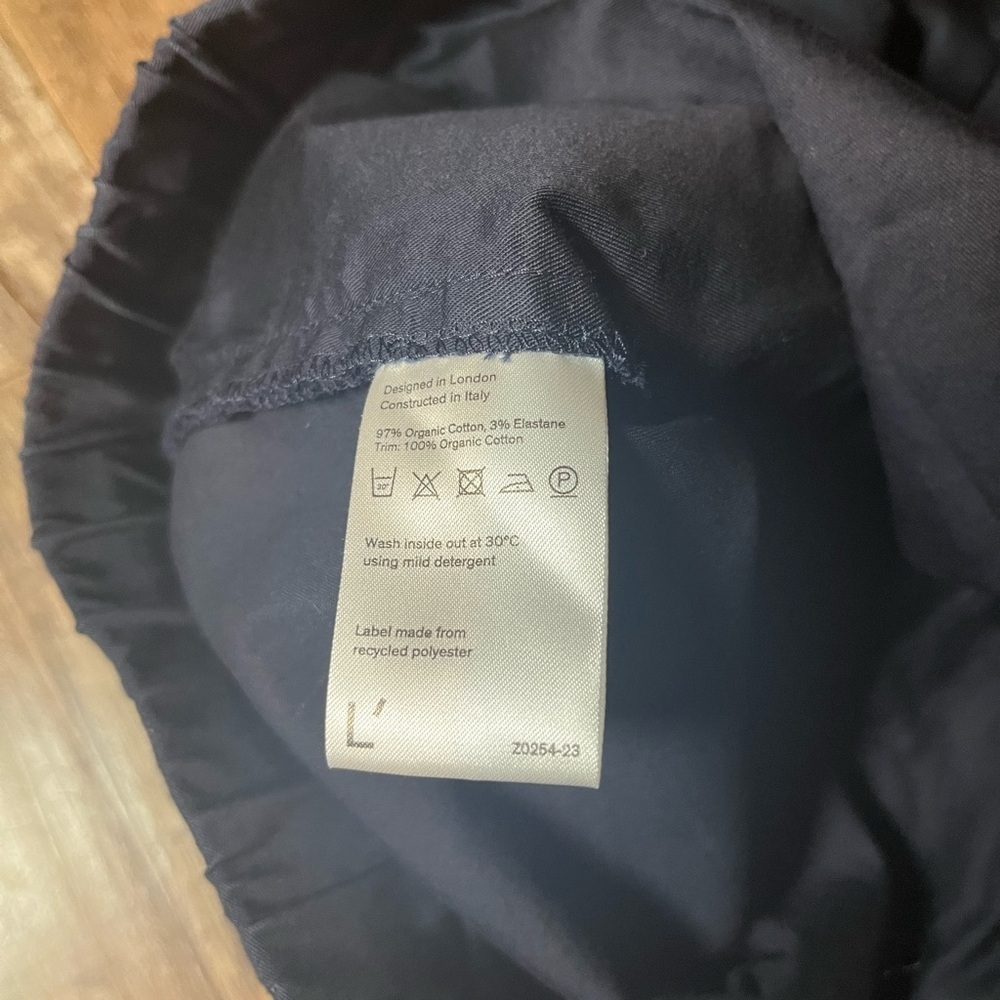 L'ESTRANGE Men's The 24 Trouser Navy Size Medium - Picture 7 of 9